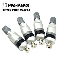 4개 TPMS 타이어 압력 모니터링 센서 아우디 A4 A6 폭스바겐 파사트 포르쉐 카이엔 밸브, 기본