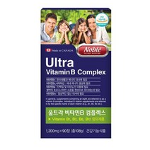 노블 비타민B 비타민비 비타민B복합체 비타민비군 나이아신 엽산 비오틴 판토텐산, 90캡슐