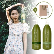 [로마] [본사직영★빠른배송] 너리싱 샴푸+컨디셔너 1L 세트+샴푸 88ML+쇼핑백, 1세트, 1000ml