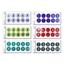 에폭시 번호판, 에폭시번호판(빨강)_숫자 51~60