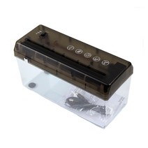 문서세단기 파쇄기 세절기 USB 전기 다용도 미니 A4 종이 슈레더 지폐 송장 편지 문서, 한개옵션0