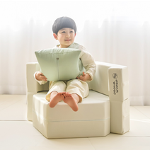 도담도담 아띠 항균 유아소파, 목화솜아이보리