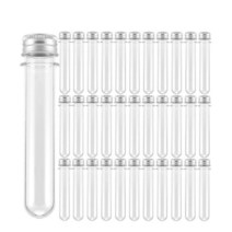 테스트듀브 식물 과학 실험용 투명 플라스틱 튜브 40ml 5 개