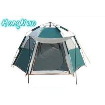 HongNuo 옥외 캠핑텐트 3-4사람, 3-4, 투톤