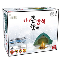 인라이프 더 큰 방석 핫팩 560g x 8개 방석형 대용량 차박 캠핑 필수템