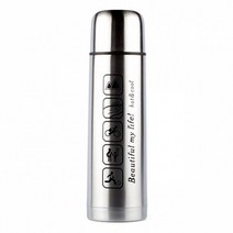 등산보온병 1000ml 스텐 진공원터치 보온보냉병 _ 99150EA