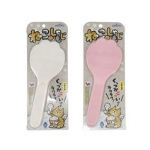 일제 밥풀안붙는 주걱 밥알 밥 안붙는 이유식 달라붙지않는 스틱 일본 플라스틱 스탠딩 핑크, 1개