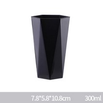 욕실 가글 컵 커피 차 물 머그잔 홈 여행 화이트 블랙 그린 그레이 칫솔 홀더 컵 Drinkware 도구 쉬운 사용, 300ml, black