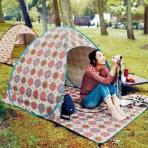 곰실행 2인 전자동 미니텐트 가족용 그늘막 텐트 비치 야외, 2
