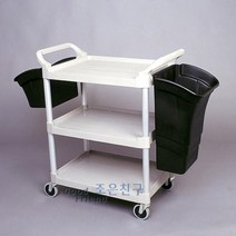 PGM1*^몰러버메이드 카트 전용 쓰레기통 다용도핸드 서빙 운반용 이동식^*1췤pgm, a^^*옵션없슴