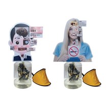 살아있는 폐모형 세트 LS03902 실제 흡연폐 손상폐, 남자, 1세트
