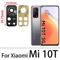 2Pcs Xiaomi Note 10 Lite Mi 9T 10 8 Lite 9 Se 10T Pro Poco F1 F2 Pro X2 용 adhensive가있는 오리지널 백 카메라 유