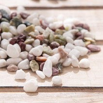 오색자갈 3kg 1호-5호 (3종) DIY 인테리어 자갈 장식, 3호