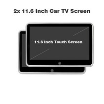 2열 후석 안드로이드 모니터 DMB TV DVD D 헤드레스트 모니터 안드로이드 모니터차량용 자동차시트 hdmi 자, 05 2x 11.6 Inh r TV