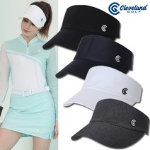 [클리브랜드골프] 시그니처 와펜로고 여성 골프 고높은 썬바이저썬캡골프모자골프용품_CGKWCP1006, CGKWCP1006 화이트