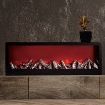 60cm LED 대형 무드등 벽난로 장식 인테리어 홈 카페 조명 겨울 캠핑 감성 불멍, 특대형 불타는 LED 벽난로