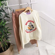 보블리에 / 스타일 하우 기모 맨투맨