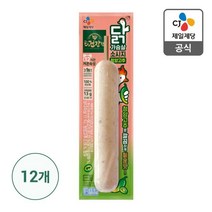 씨제이제일제당 더건강한 닭가슴살 소시지 청양고추 꼬지 80g x 12개