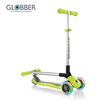 GLOBBER 글로버 유아 어린이 킥보드 프리모폴더블라이트 씽씽이 접이식킥보드, 라임그린