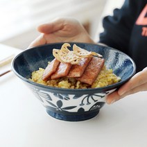 오반자이 보타니컬 블루블라썸 삼각 면기