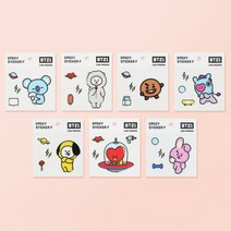 [정품]BT21 에폭시 스티커 F (재고할인), 코야