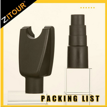 목공집진기 소형 집진기 흡진기 zitour® 핸즈프리 집진기 드릴 먼지 진공 청소기, 검은색