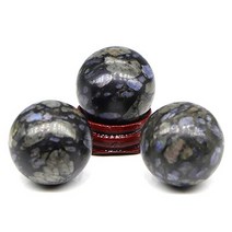 수정구슬 크리스탈 타로 무드등 자수정 수정구 화석볼30mm 자연 유문 Reiki 힐링되는 것 크리스탈 구체 손, 01 Rhyolite_01 1pcs