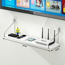 프로젝터 거치대 브래킷 프로젝터 브래킷 침대 옆 벽 매달려 랙 프리 펀칭 트레이 매달려 랜딩 프로젝터 테이블 프레임 홈 침실 벽 교수형 벽면 벽면 액세서리, 단순성 흰색 큰