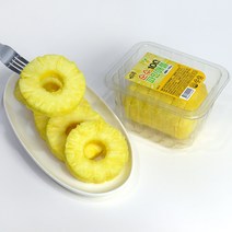 [당일커팅] 순수100% 골드 파인애플 슬라이스 1kg, 원통, 1개