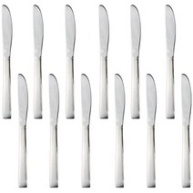 Nagao laclac 디저트 나이프 12 조각 세트 일본에서 만든 19.5cm