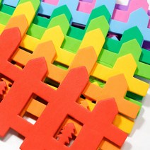 EVA울타리 10개 랜덤혼합 환경판 꾸미기 재료