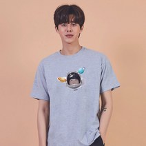 키밍 우주 별 토성 포인트반팔티 데일리반팔코디