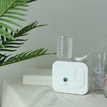 마이래빗 보틀 가습기 생수병 사용가능 간편 세척 저소음 무드 램프 초음파식 생수, 01.마이래빗 가습기 화이트(162W)