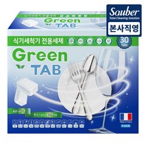 자우버 그린탭 올인원 식기세척기 전용세제 30개입 1개, 단품