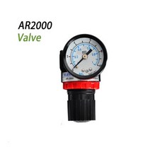릴리프밸브 열교환기 안전밸브공기 제어 압축기 압력 게이지 릴리프 조절 밸브 AR2000, 한개옵션0