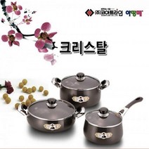 코아트 라인 [규촌키친] 아망떼 유리 크리스탈 양수냄비(16~26cm) 편수냄비(16~22cm) 전골냄비(20~28cm) 곰솥(22~28cm) 모음, 곰솥 28cm