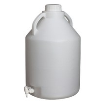 증류수통 실험실 연구소 대학교 콕크부착 증류수병 하구병 보관통 60리터