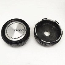 자동차휠캡 휠캡링 커버 센터 허브 66mm 4 개 광선용 VOLK CE28 TE37 RE30 TTA ZE40 블랙 크롬 엠블럼 액세서리, I