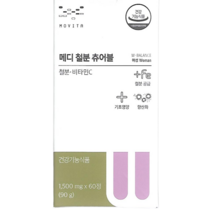 메디포스트 메디 철분 츄어블 24mg 60정, 2개