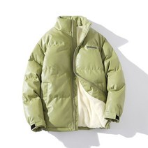 양털 두꺼운 스탠드 남성 파카 하라주쿠 편지 그래픽 새로운 겨울 코트 남성 패딩 코트 따뜻한 재킷