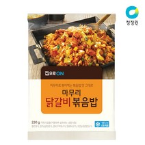 청정원 37)닭갈비 마무리 볶음밥230g x8개 (냉동), 8개, 230g