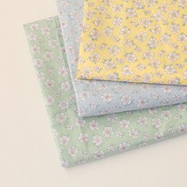 굿팡패브릭 대폭-60수아사)엘리플라워(3컬러)(4116094), 블루