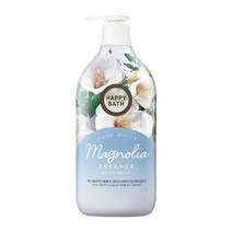 해피바스 매그놀리아 에센스 바디워시 900g 코코넛 올리브 호호바 아르간 해바라기씨 오일 촉촉 화사, 1개