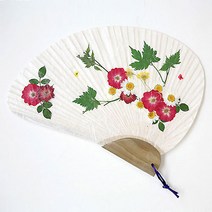 체크스토리 압화부채만들기 부채만들기 만들기세트 교구 공예, 1개, 7.조가비 장미빛향기2(1세트)