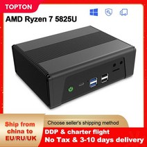 AMD Ryzen 7 5825U 5800U 미니 PC 2 * NVMe DDR4 OPNsense 4x 인텔 i226V 2.5G NAS 서버 방화벽 기기 3x4K UHD, 해외공급사, Ryzen 5 5600U + EU, 8GB DDR4 128GB NVMe
