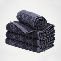 반뱀부 써클 대나무 여름수건 스포츠 페이스 타올 100g CPBAMB100, 다크그레이, 1장