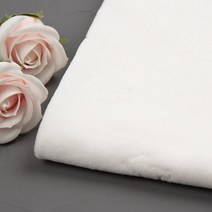 유명한원단 양면 테리 벨로아 스판 다이마루 원단 천 백아이보리, 백아이보리(F육삼)