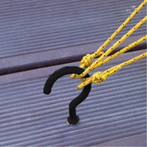 데크설치 텐트 타프 고정 스크류후크 10p 휴양림팩 오토캠핑 텐트설치 나사팩 앵카팩