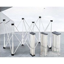 목공 작업대 다이 접이식 비계 이동형 선반 다리 알루미늄, 두꺼운 알루미늄 합금 휴대용 작업대 (다리 6개)