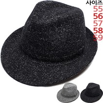 이럭셔리클럽 투톤컬러 페도라 신사모자 중절모 남자모자-CAP181106